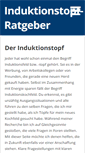 Mobile Screenshot of induktionstopf.de